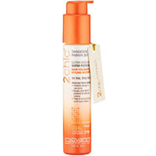 2chic Ultra Volume Tangerine and Papaya Butter Super Potion Styling Booster 1.8 oz By Giovanni Cosmetics