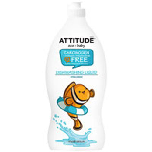 Dishwashing Liquid Fragrance Free 23.7 Oz By Attitude