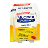 Mucinex, Mucinex Fast-Max Severe Congestion Cold, 20 Caplets