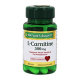 Nature's Bounty, Nature's L-Carnitine, 500 mg, 30 Tabs