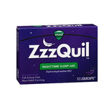 Procter & Gamble, ZzzQuil Nighttime Sleep-Aid, LiquiCaps 12 Caps