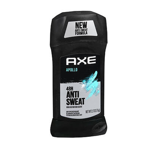 Axe, Axe 24 Hour Anti Perspirant Deodorant, Invisible Solid Apollo 2.7 oz