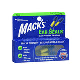 Mack's, Mack's Ear Seals Dual Purpose Earplugs, 1 Pair