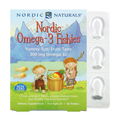 Nordic Naturals, Nordic Omega-3 Jellies, 300 mg, Tutti Frutti 36  Count