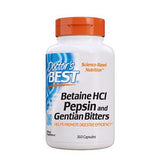 Doctors Best, Betaine HCl Pepsin & Gentian Bitters, 360 Caps