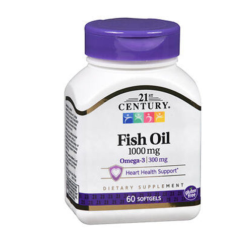 21st Century, Fish Oil, 1000 mg, Count of 1