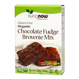 Now Foods, Organic Gluten Free Chocolate Fudge, Brownie Mix 16 Oz