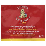 Canus Goats Milk, Li'l Goat's Pure Vegetal Oil Soap, 2 CT