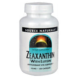Source Naturals, Zeaxanthin with Lutein, 10mg, 120 Caps