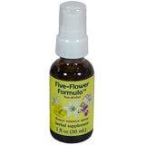 Flower Essence Services, Five Flower Formula In Glycerin Spray, 1 Oz