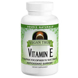 Source Naturals, Vegan True Vitamin E D-Alpha Tocopheryl Succinate, 400 IU, 50 Tabs