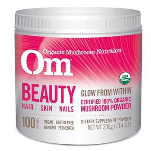 Organic Beauty Mushroom Powder 7.05 Oz By Om Mushrooms