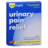 Sunmark, Sunmark Urinary Pain Relief, Count of 30