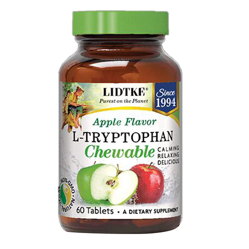 L-Tryptophan Chewable Green Apple 60 Tabs By Lidtke