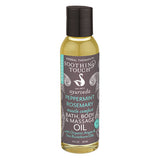 Soothing Touch, Bath Body & Massage Oil, Peppermint Rosemary 4 oz