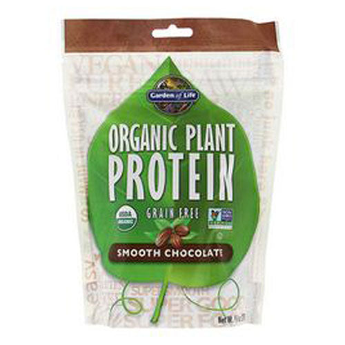 Garden of Life, Organic Plant Protein, Smooth Chocolate 10 oz