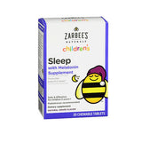 Zarbees, Children's Sleep with Melatonin Supplement, Grape 30 Chewable Tablets