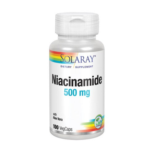 Solaray, Niacinamide, 500 mg, 100 Veg Caps