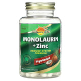 Health From The Sun, Monolaurin + Zinc, 1,000 mg, 90 Caps