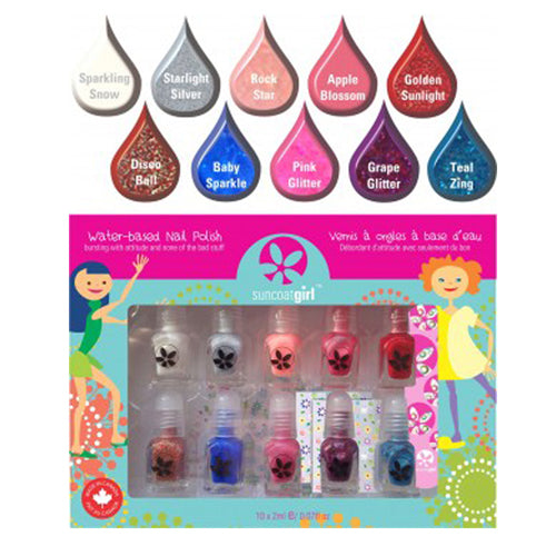 Nail Polish Flare & Fancy 10 Count By Suncoat Products inc