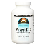 Source Naturals, Vitamin D-3, 2,000 IU, 400 Caps