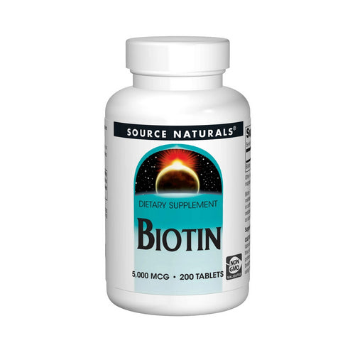 Biotin 200 Tabs By Source Naturals