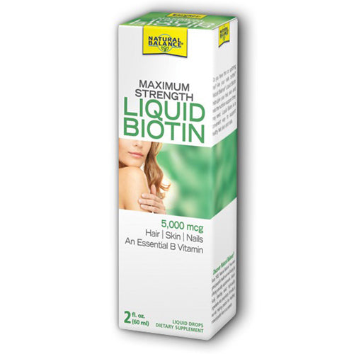 Liquid Biotin 2 fl oz By Natural Balance (Formerly known as Trimedica)