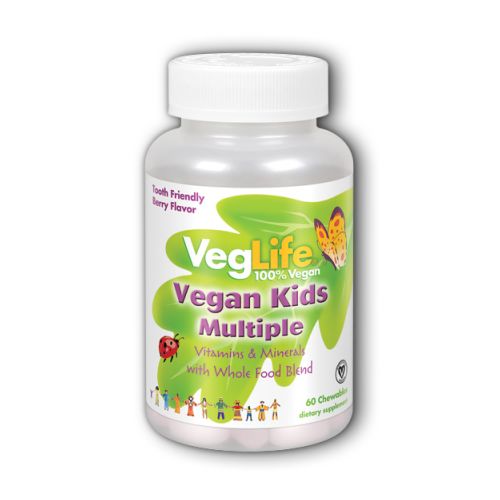 Vegan Kids Multiple Berry 60 Chews By VegLife