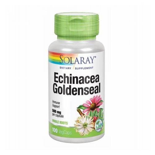 Solaray, Echinacea  Goldenseal, 500 mg, 100 Caps