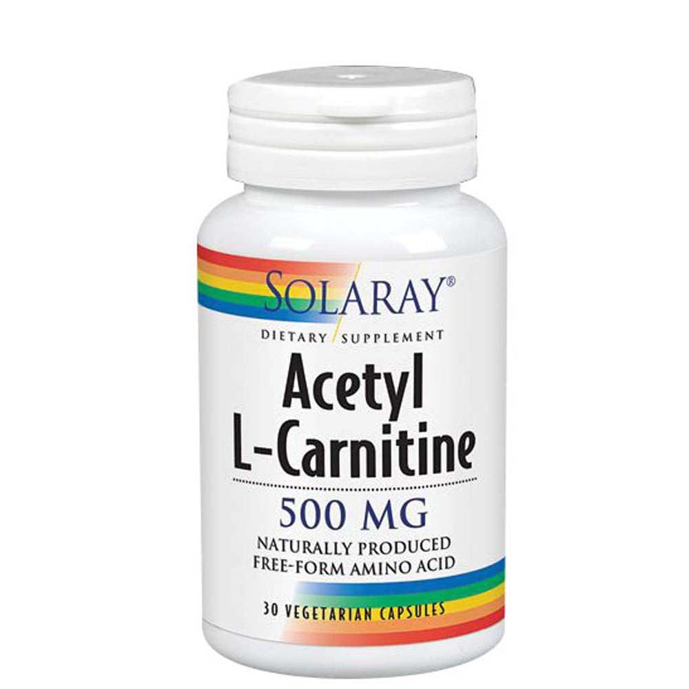 Solaray, Acetyl L-Carnitine, 500 mg, 30 Caps