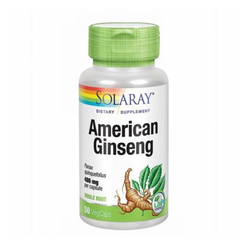Solaray, American Ginseng, 480 mg, 50 Caps