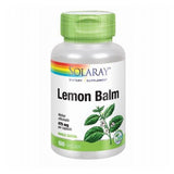 Solaray, Lemon Balm, 395 mg, 100 Caps