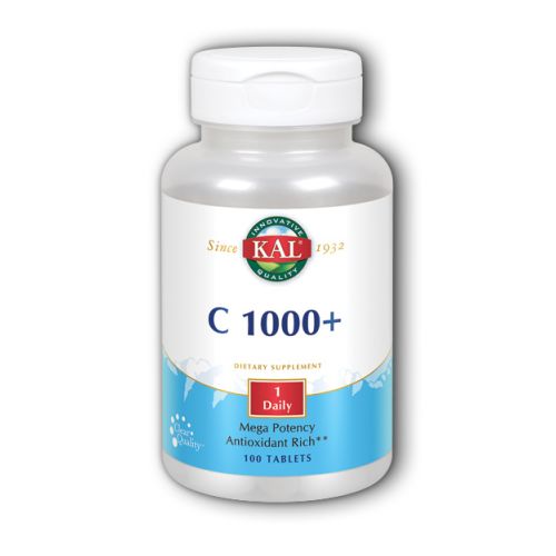 Kal, C 1000+ Mega Potency, 100 Tabs