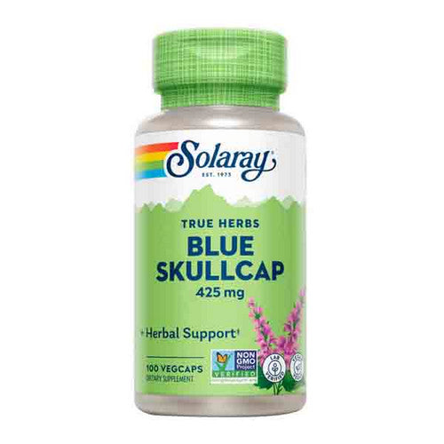 Solaray, Blue Skullcap, 425 mg, 100 Caps