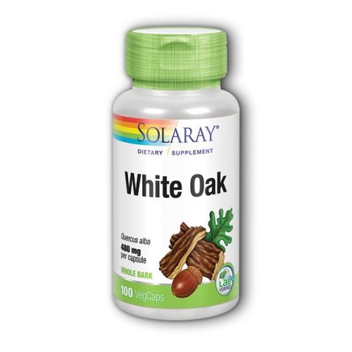 Solaray, White Oak, 480 mg, 100 Caps
