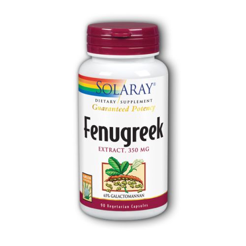 Solaray, Fenugreek Extract, 350 mg, 90 Caps