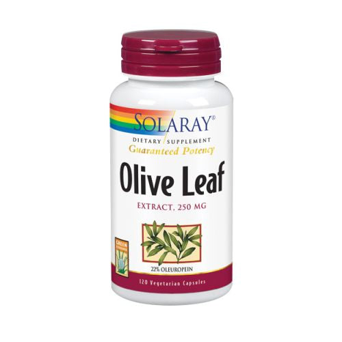 Solaray, Olive Leaf Extract, 250 mg, 120 Caps