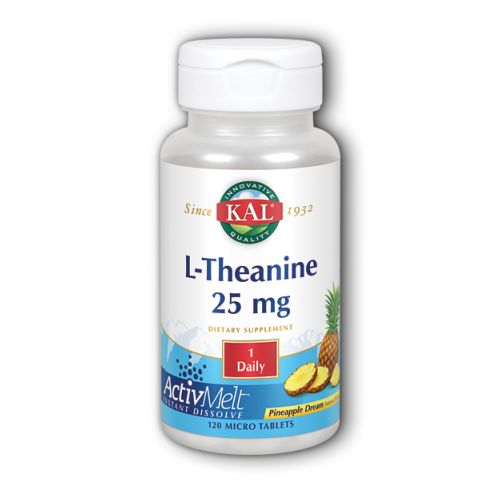 Kal, L-Theanine ActivMelt, 25 mg, 120 Tabs