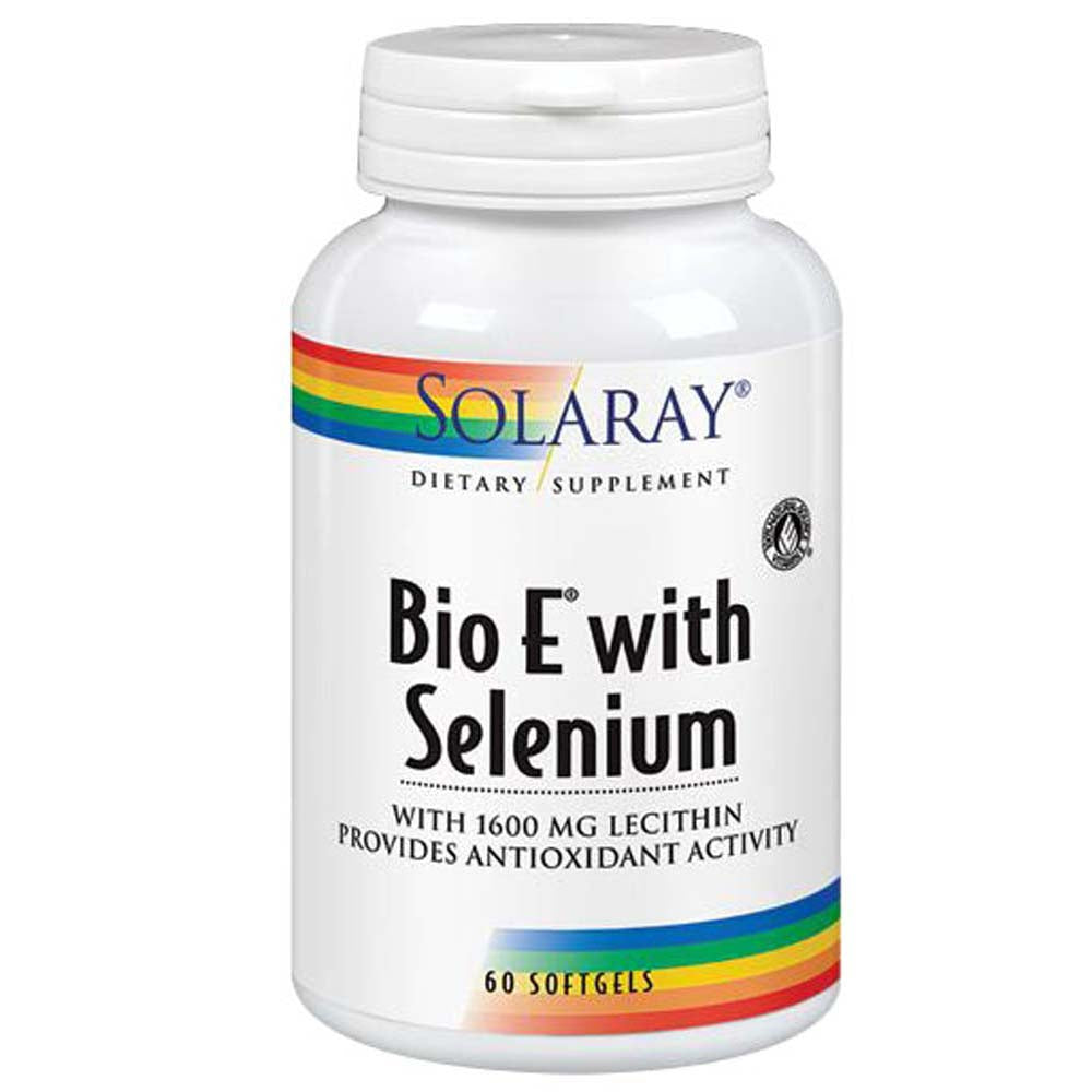 Solaray, Bio E Plus Selenium, 120 Softgels