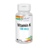 Solaray, Vitamin K, 100 mcg, 100 Tabs