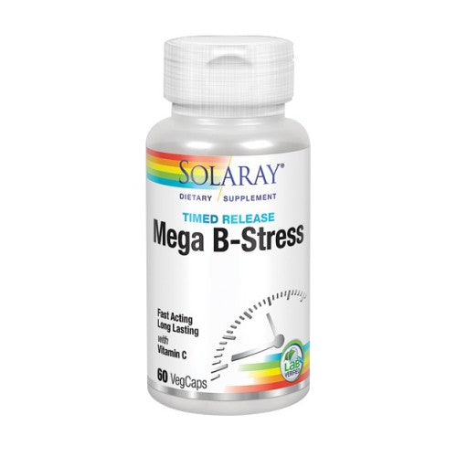 Solaray, Mega B-Stress, 60 Caps