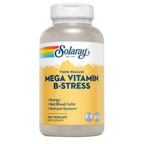Solaray, Mega B-Stress, 240 Caps