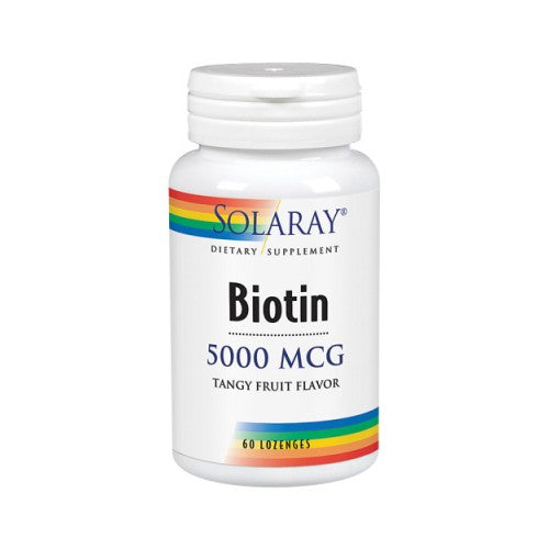 Biotin 60 Lozenges By Solaray
