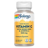 Solaray, Vitamin C With Rose Hips & Acerola, 500 mg, 100 Caps