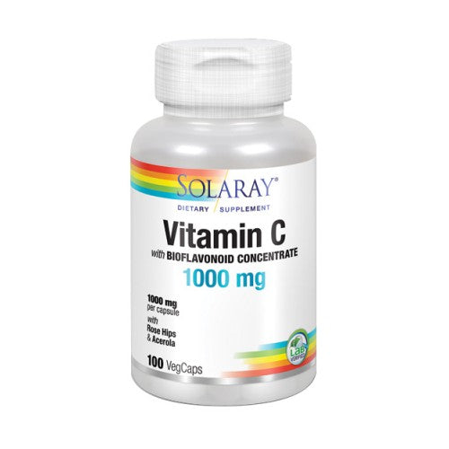 Solaray, Vitamin C With Bioflavanoids Concentrate, 1,000 mg, 100 Caps