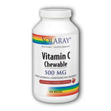 Solaray, Vitamin C Chewable, 500 mg, Cherry 100 Wafers