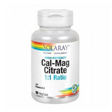 Cal-Mag Citrate 90 Caps By Solaray