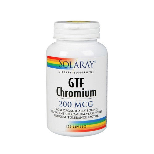 GTF Chromium 200 Caps By Solaray