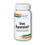 Solaray, Iron Asporotate, 100 Caps
