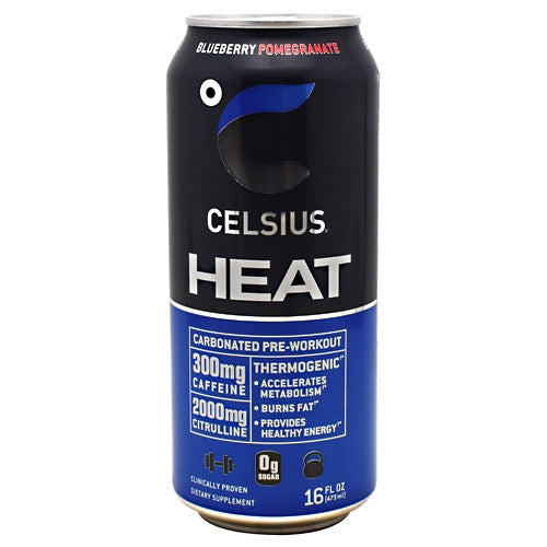 Celsius, Celsius Heat, Blueberry Pomegranate 12 x 16 Oz